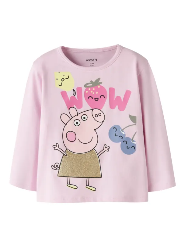 NMFfeli Genser Peppa Gris Rosa - Image 1