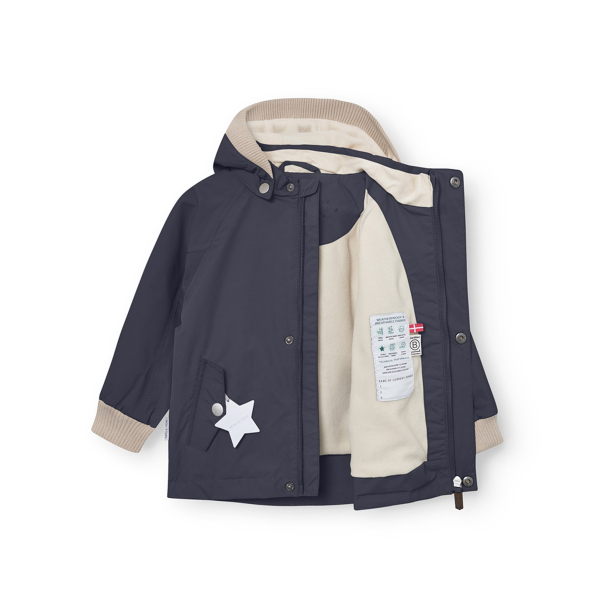 MATWALLY Vårjakke Fleece - Ombre Blue - Image 3