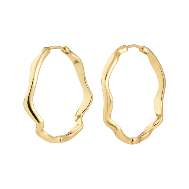 Pilgrim Larkin gullbelagte øreringer - Image 1