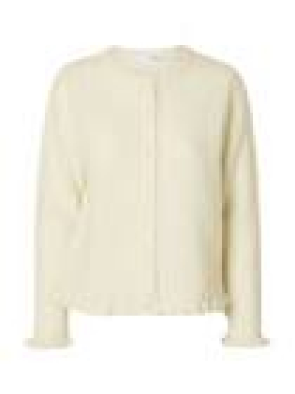 Lulu Frill Knit Cardigan - Snow White  - Image 1