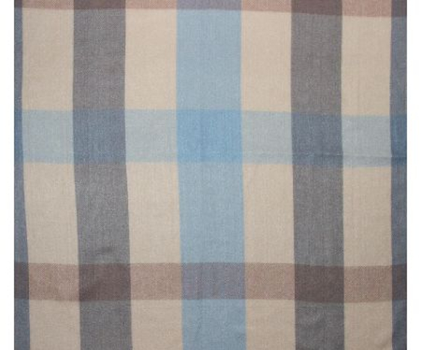 Skjerf Rutet 445514 Blå/beige - Image 2