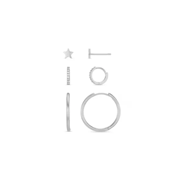 Star & Mixed Hoop Stacking Set