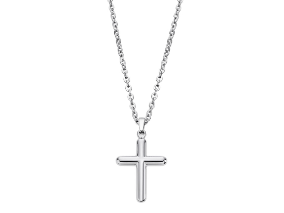 Anheng med kjede i st&aring;l, kors 