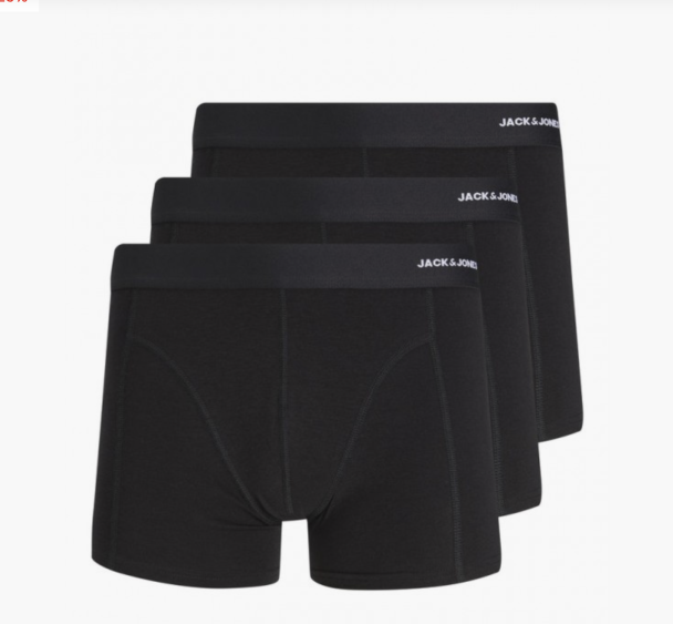 JACBASIC BAMBOO TRUNKS 3 PACK NOOS