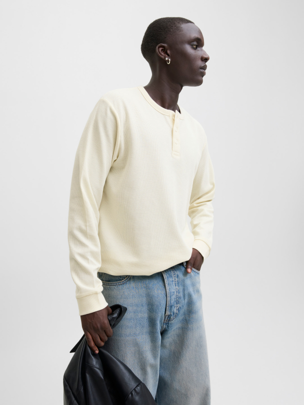 JJEDOVER HENLEY LS TEE SN - Image 3