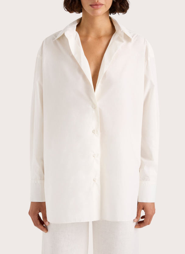 Capri Shirt - White  
