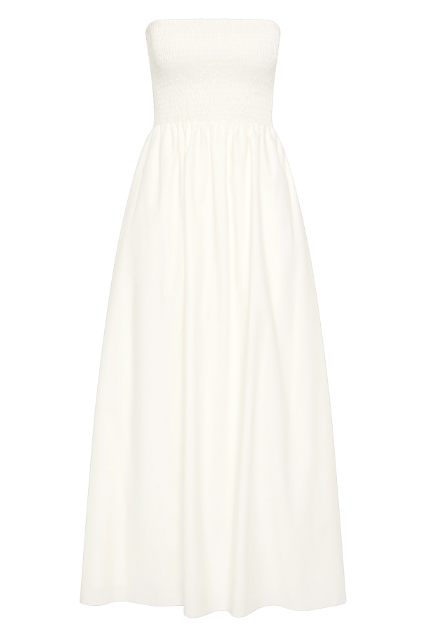 Jamie Midi Dress - White  - Image 3