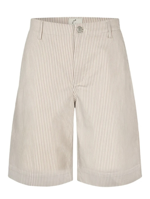 Erica Shorts Oat Milk Stripe - Image 1
