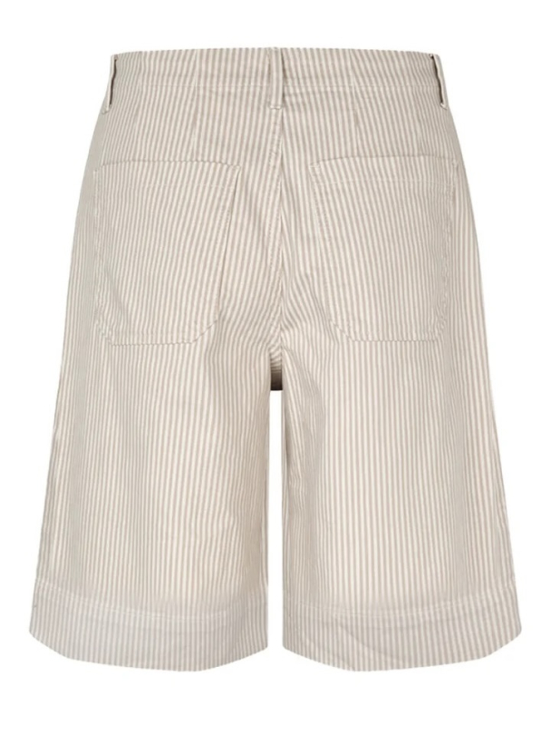 Erica Shorts Oat Milk Stripe - Image 2