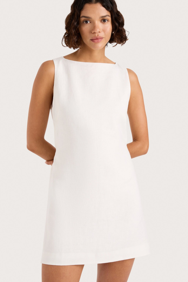 Kelly Mini Dress - White - Image 2