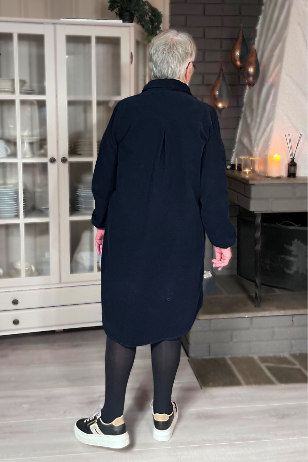 Marc Lauge Leo kordfløyel kjole. - Image 4