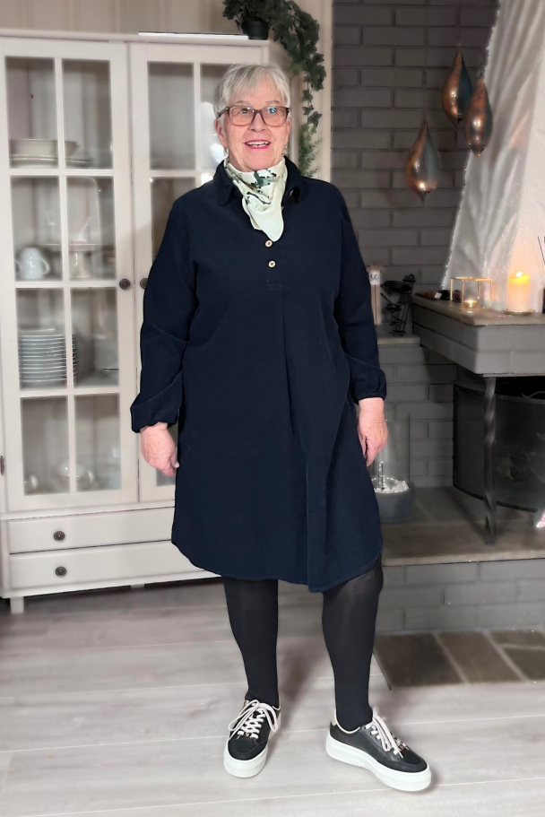 Marc Lauge Leo kordfløyel kjole. - Image 5