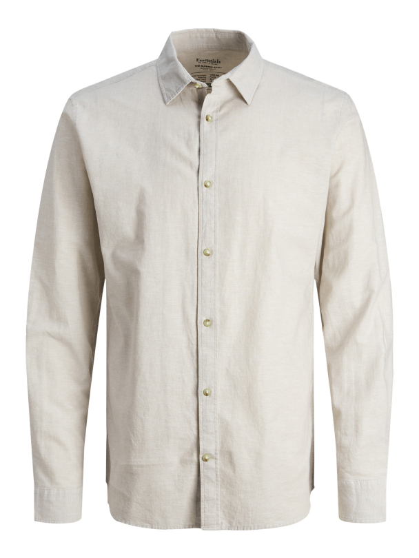 JJESUMMER LINEN BLEND SHIRT LS SN - Image 1