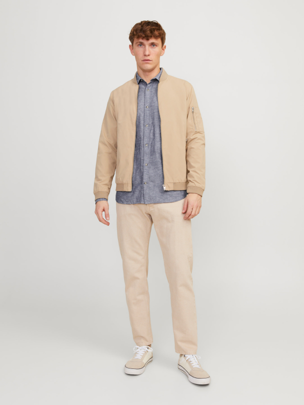 JJESUMMER LINEN BLEND SHIRT LS SN - Image 3