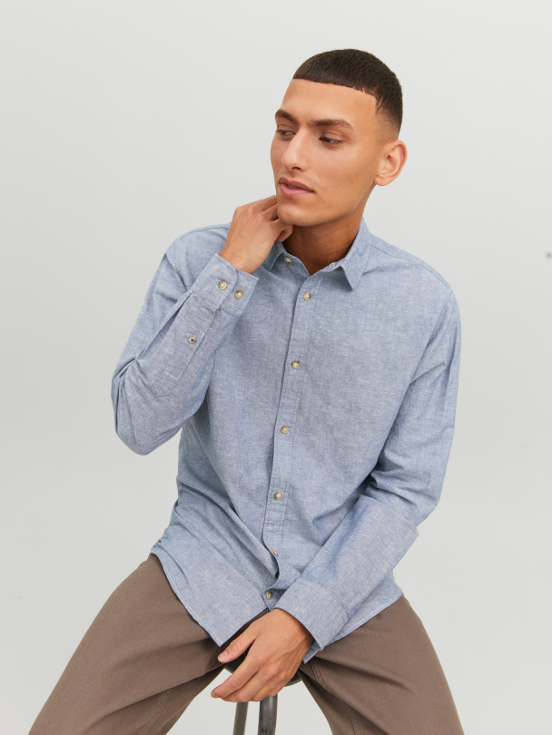 JJESUMMER SHIRT L/S S23 SN - Image 3