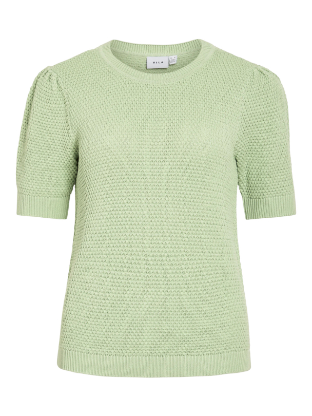 VIDALO O-NECK S/S KNIT TOP - NOOS - Image 1