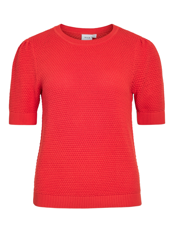 VIDALO O-NECK S/S KNIT TOP - NOOS - Image 1