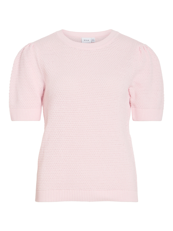 VIDALO O-NECK S/S KNIT TOP - NOOS - Image 1