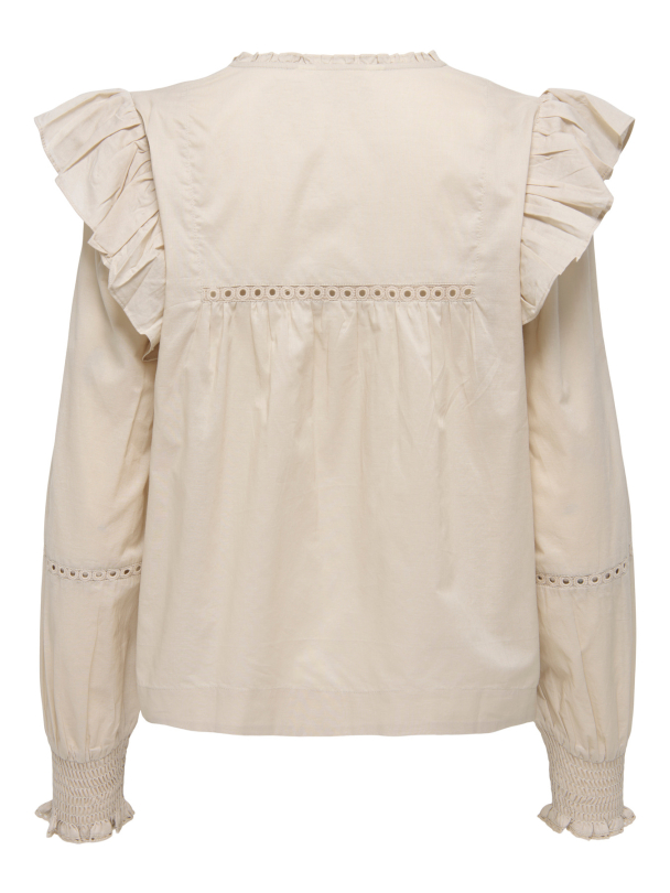 ONLIDRIS LS FRILL TAPE TOP NOOS WVN - Image 2