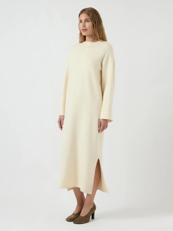 Elma Long Knit Dress - Birch - Image 2