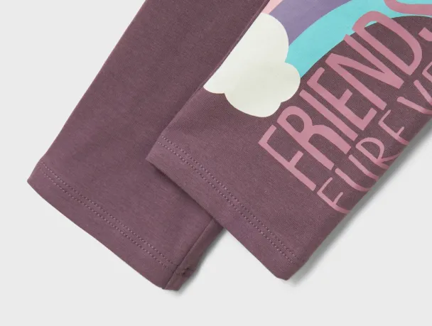 NMFNarina Paw Patrol leggings, lilla - Image 3