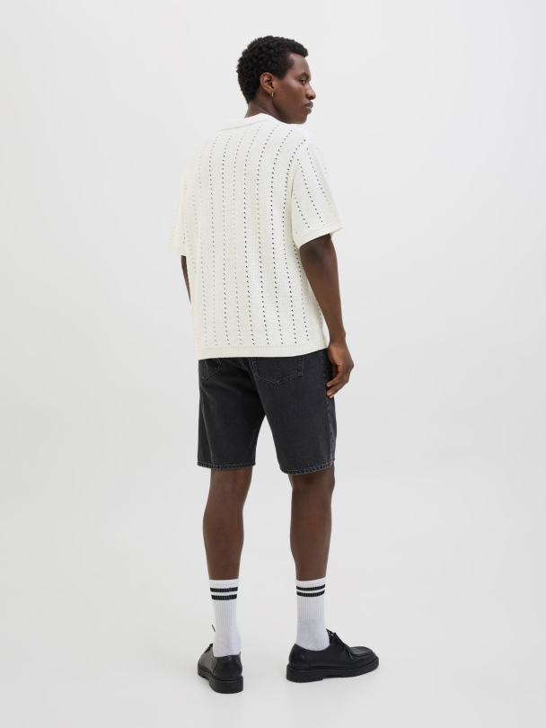 JORPAROS KNIT EASTER SS CROCHET POLO - Image 2