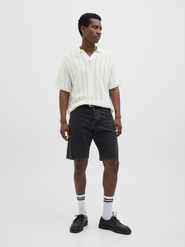 JORPAROS KNIT EASTER SS CROCHET POLO - Image 4