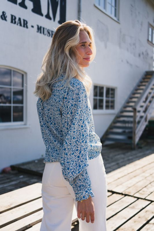 Astrid Shirt - Quiet Harbor Flower  - Image 3