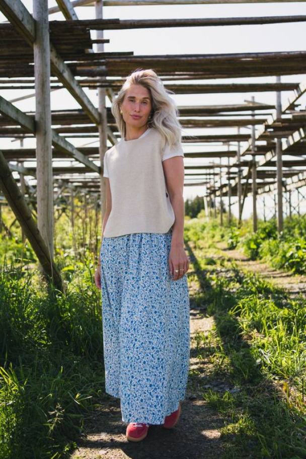 Astrid Skirt - Quiet Harbor Flower  - Image 1