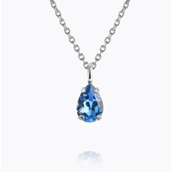 Amelia Necklace Rhodium - Recreated Iceblue