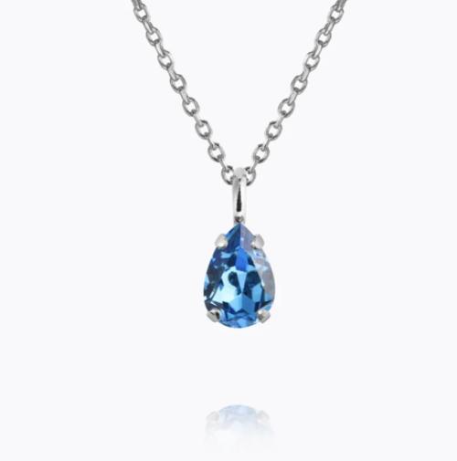 Amelia Necklace Rhodium - Recreated Iceblue