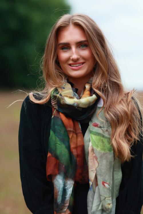 Fruit & Flowers Scarf