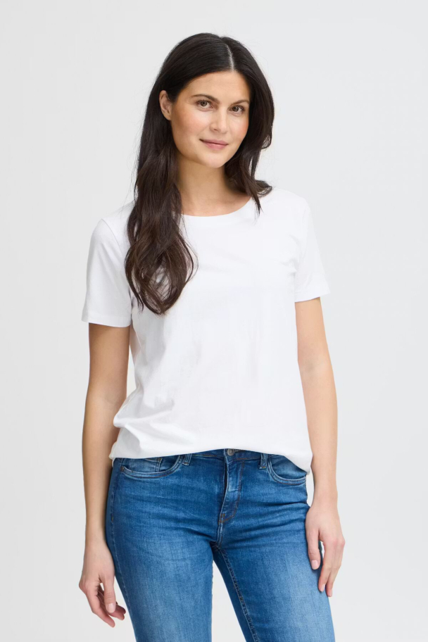 FRZashoulder tee, hvit - Image 1