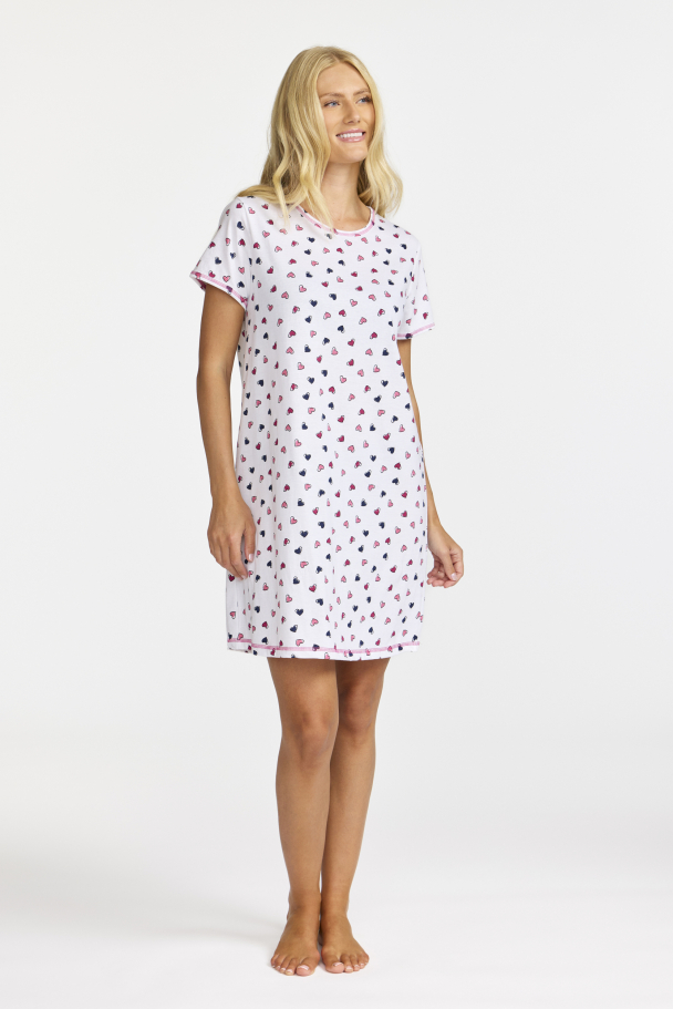 Nattkjole Hjerter Kortermet Ass.  - Image 1