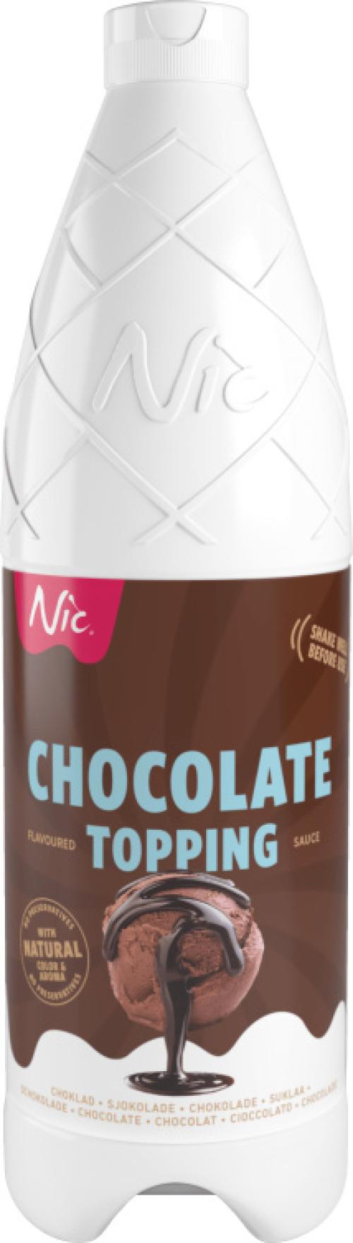 Nic Topping Sjokoladesaus 0,9L