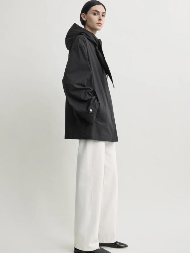 Technical Scarf Jacket Black - Image 2