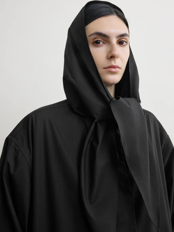 Technical Scarf Jacket Black - Image 3