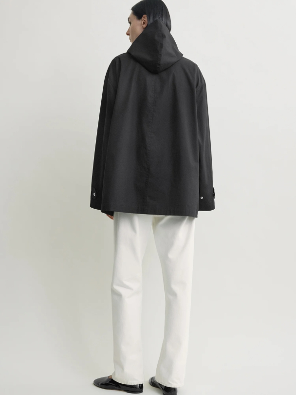 Technical Scarf Jacket Black - Image 4