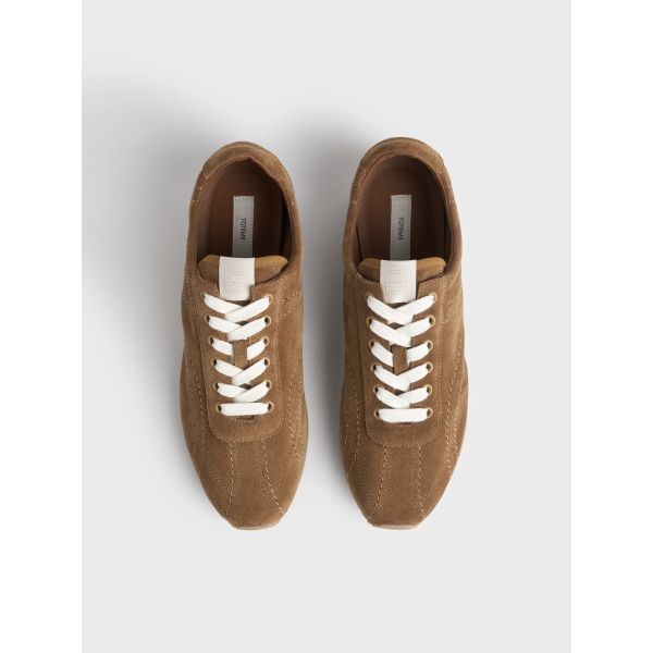 Flex Suede Sneakers Copper