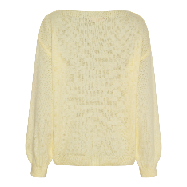 Amarante Strikkegenser Hjerte Gul - Image 2