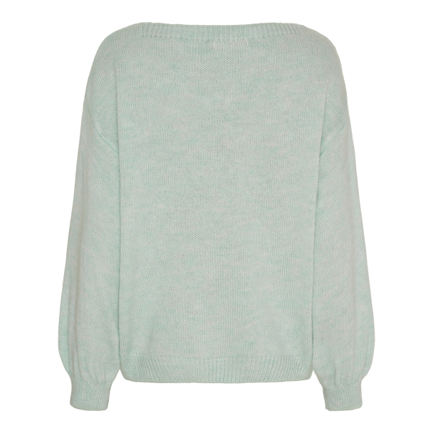 Amarante Strikkegenser Hjerte Mint - Image 2