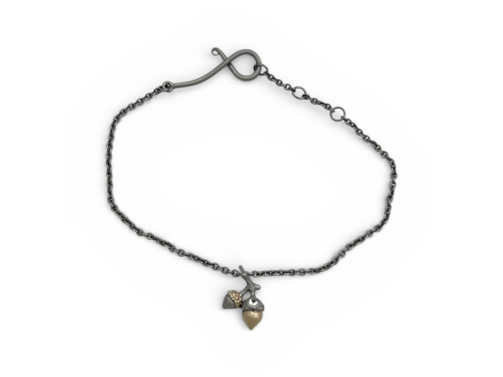 Armb&aring;nd - Tiny Bronze Acorn 