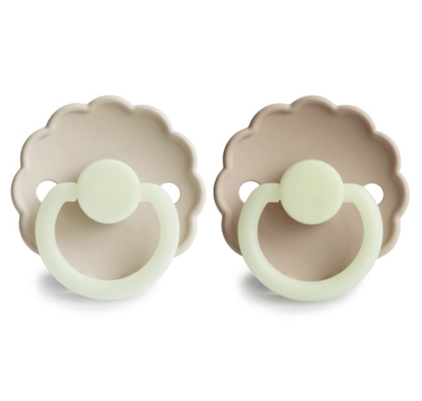 FRIGG Daisy Night Silicone 2-Pack Cream/Croissant - Image 2
