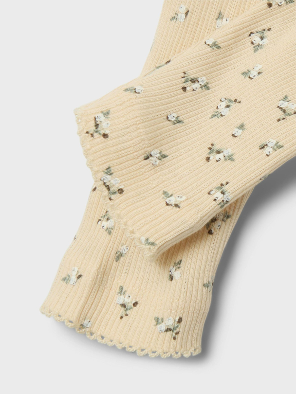 NBFHoise leggings, gul - Image 4