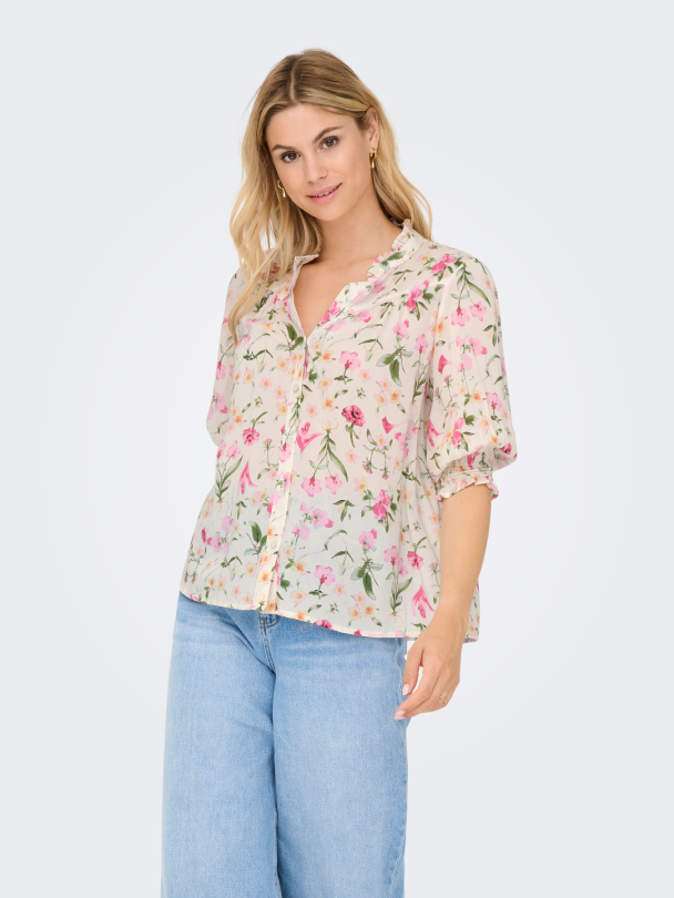 ONLRAYA 3/4 SHIRT WVN NOOS 100% VISKOSE - Image 4