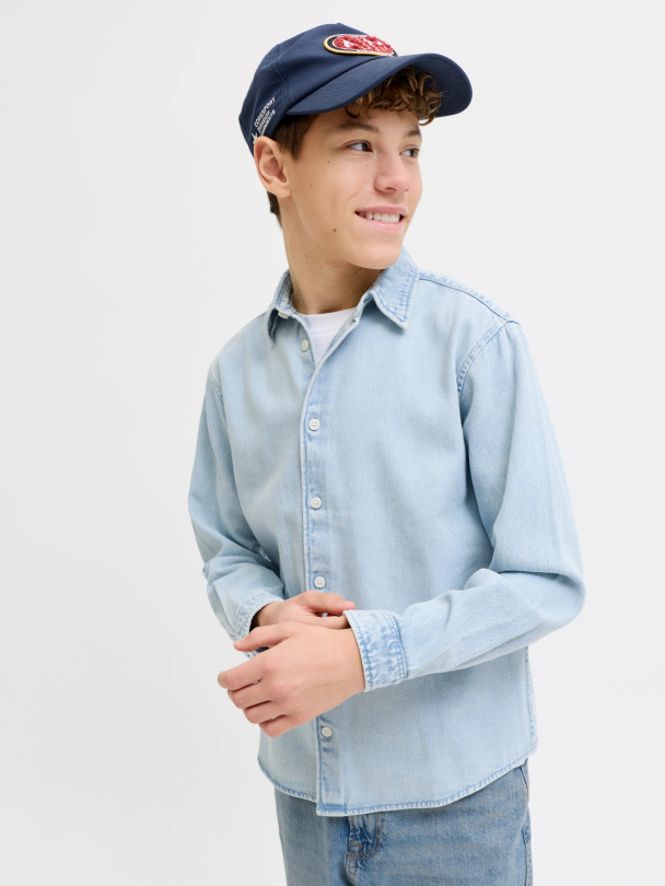 JORNORREBRO DENIM SHIRT LS JNR - Image 4