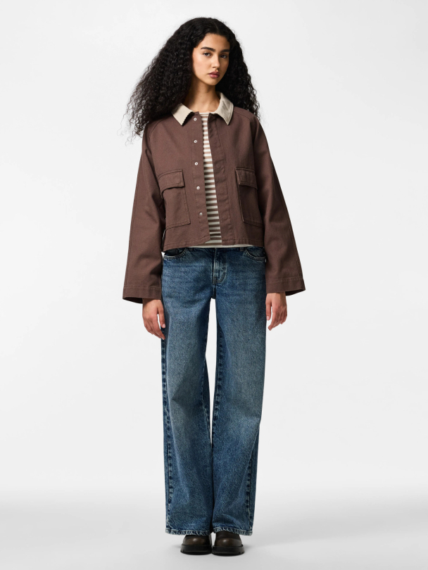 PCBETT LS CANVAS DENIM JACKET - Image 3