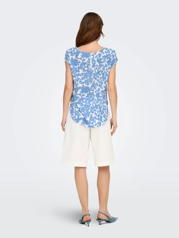 ONLVIC S/S AOP TOP NOOS WVN - Image 2