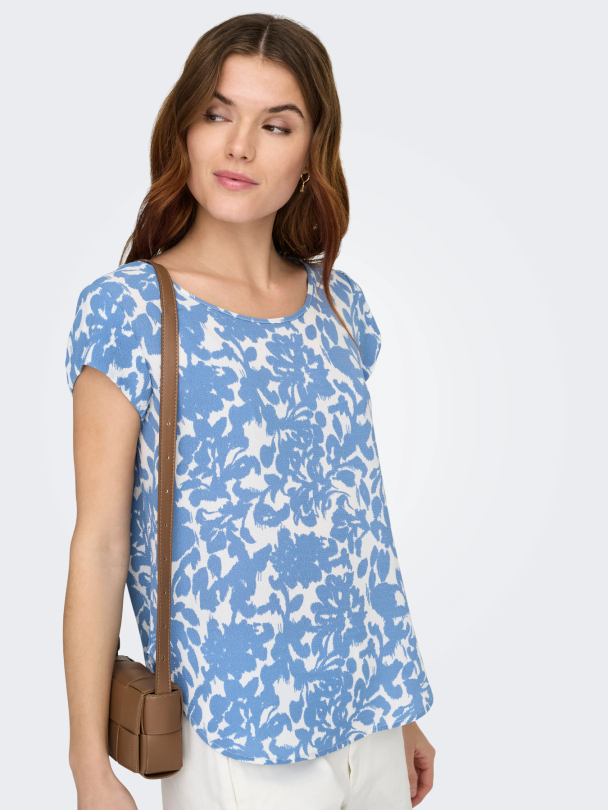 ONLVIC S/S AOP TOP NOOS WVN - Image 5