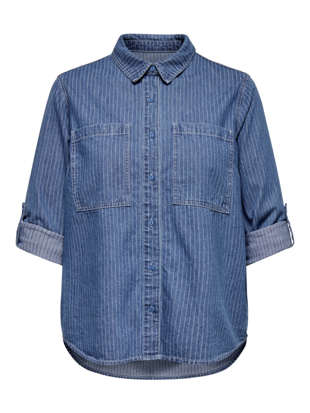 CARYASMIN L/S STRIPE SHIRT DNM - Image 1